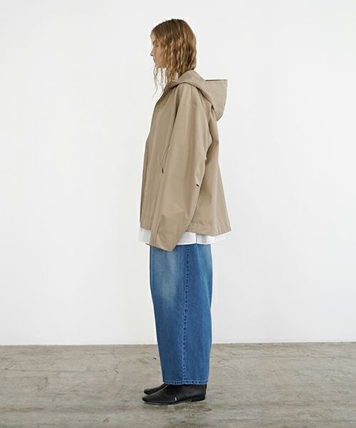 VU ヴウ hoodie bluson FINX COTTON[CAMEL] パーカーブルゾン vu-s24-b02