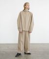 VU ヴウ hoodie bluson FINX COTTON[CAMEL] パーカーブルゾン vu-s24-b02