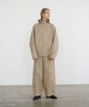 VU ヴウ hoodie bluson FINX COTTON[CAMEL] パーカーブルゾン vu-s24-b02