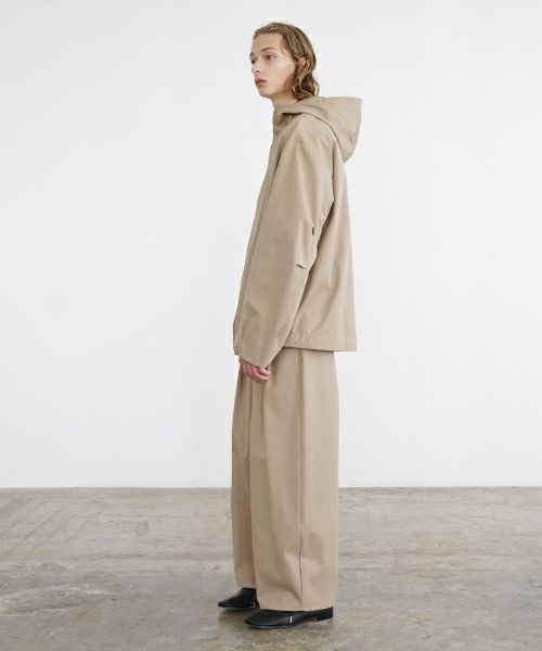 VU ヴウ hoodie bluson FINX COTTON[CAMEL] パーカーブルゾン vu-s24-b02