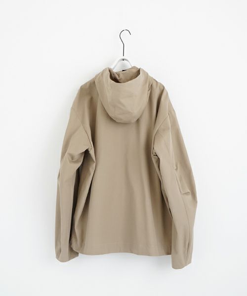 VU ヴウ hoodie bluson FINX COTTON[CAMEL] パーカーブルゾン vu-s24-b02