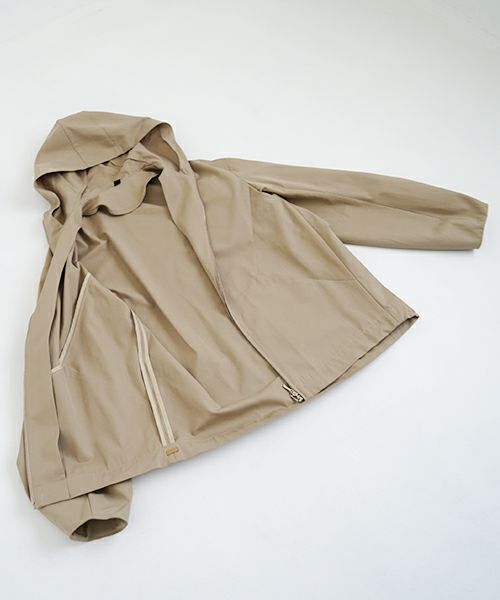 VU ヴウ hoodie bluson FINX COTTON[CAMEL] パーカーブルゾン vu-s24-b02