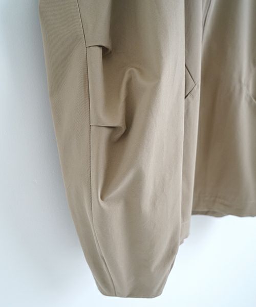 VU ヴウ hoodie bluson FINX COTTON[CAMEL] パーカーブルゾン vu-s24-b02