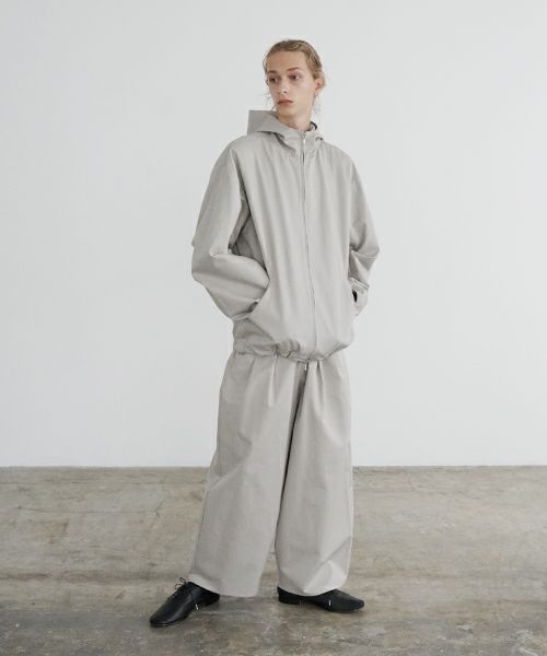 VU ヴウ hoodie bluson FINX COTTON[CHALK] パーカーブルゾンvu-s24-b02