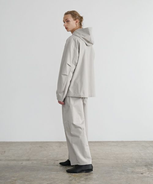 VU ヴウ hoodie bluson FINX COTTON[CHALK] パーカーブルゾンvu-s24-b02