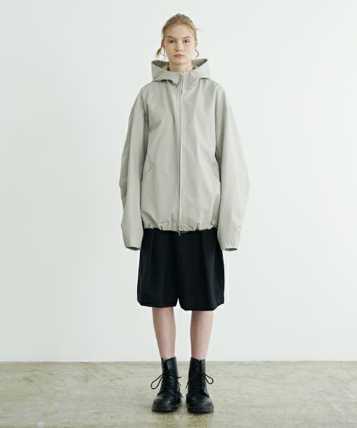 VU ヴウ hoodie bluson FINX COTTON[CHALK] パーカーブルゾンvu-s24-b02