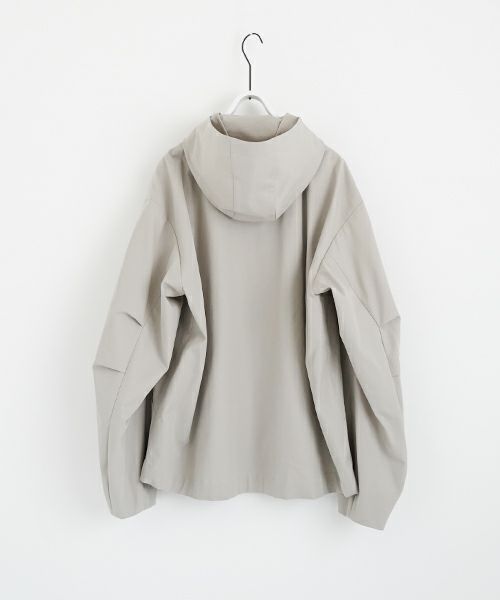 VU ヴウ hoodie bluson FINX COTTON[CHALK] パーカーブルゾンvu-s24-b02