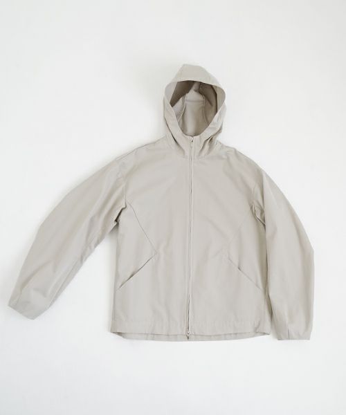 VU ヴウ hoodie bluson FINX COTTON[CHALK] パーカーブルゾンvu-s24-b02