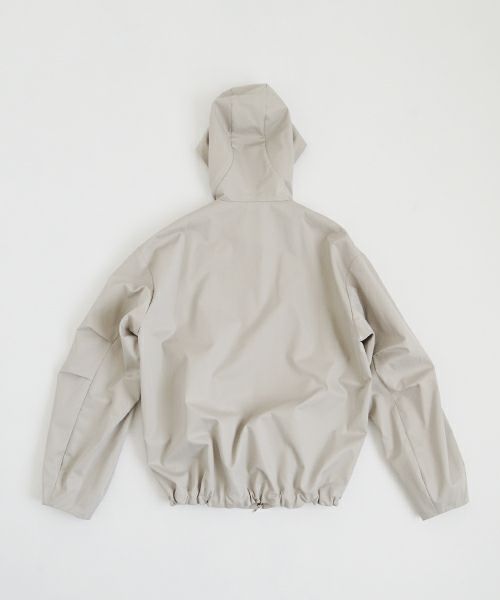 VU ヴウ hoodie bluson FINX COTTON[CHALK] パーカーブルゾンvu-s24-b02
