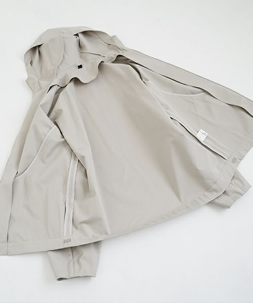 VU ヴウ hoodie bluson FINX COTTON[CHALK] パーカーブルゾンvu-s24-b02