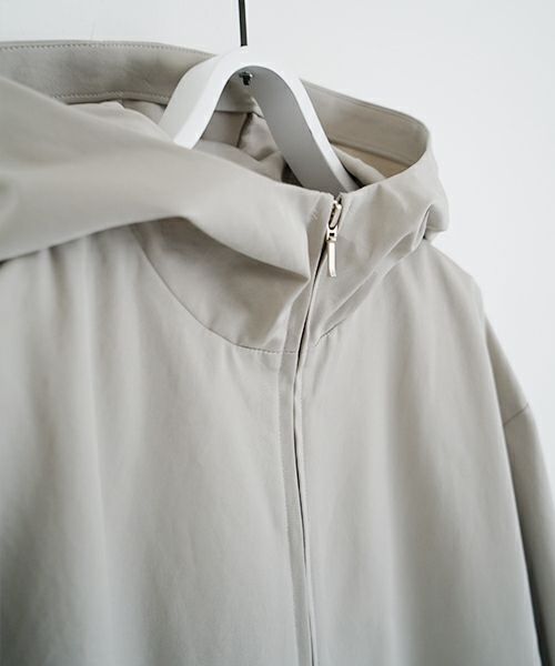 VU ヴウ hoodie bluson FINX COTTON[CHALK] パーカーブルゾンvu-s24-b02