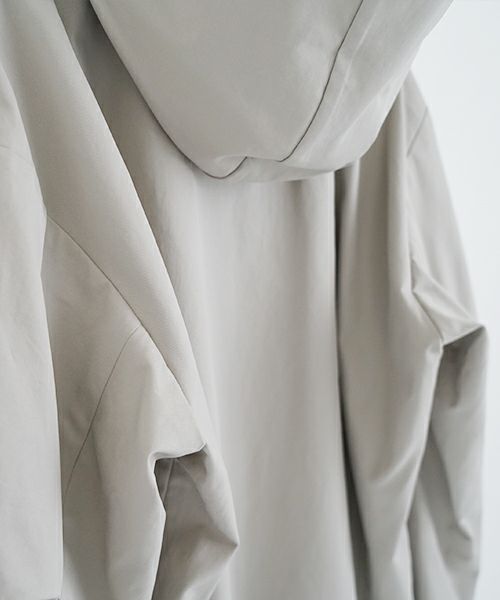 VU ヴウ hoodie bluson FINX COTTON[CHALK] パーカーブルゾンvu-s24-b02