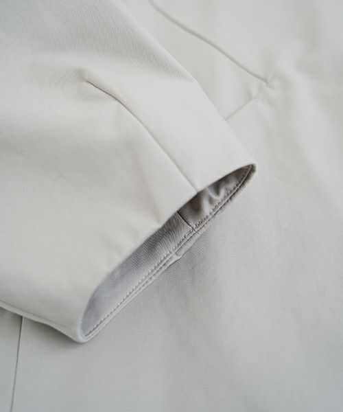 VU ヴウ hoodie bluson FINX COTTON[CHALK] パーカーブルゾンvu-s24-b02