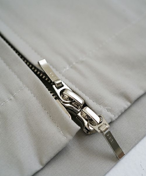 VU ヴウ hoodie bluson FINX COTTON[CHALK] パーカーブルゾンvu-s24-b02