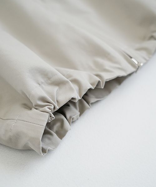 VU ヴウ hoodie bluson FINX COTTON[CHALK] パーカーブルゾンvu-s24-b02