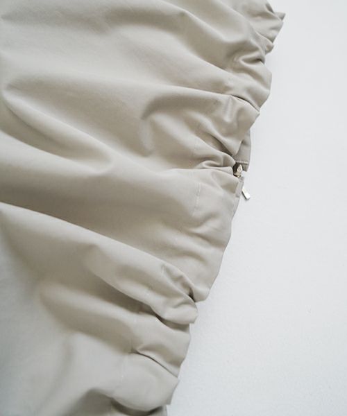 VU ヴウ hoodie bluson FINX COTTON[CHALK] パーカーブルゾンvu-s24-b02