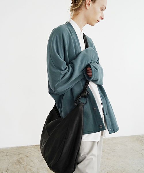  VU PRODUCTヴウプロダクト big sash bag deer leather [BLACK] vu-product-B14 鹿革タスキショルダーバッグ