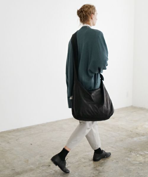  VU PRODUCTヴウプロダクト big sash bag deer leather [BLACK] vu-product-B14 鹿革タスキショルダーバッグ