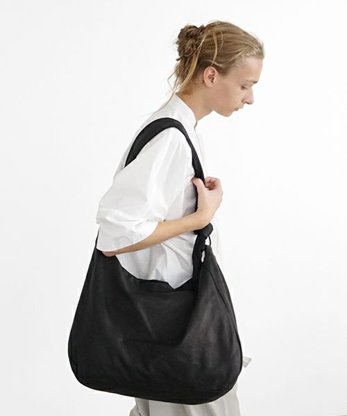 VU PRODUCT ヴウプロダクト big sash bag deer leather [BLACK] 鹿革タスキショルダーバッグ