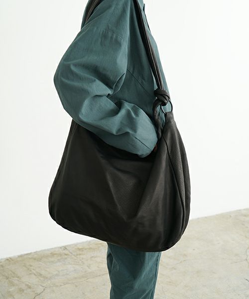 VU PRODUCTヴウプロダクト big sash bag deer leather [BLACK] vu-product-B14 鹿革タスキショルダーバッグ