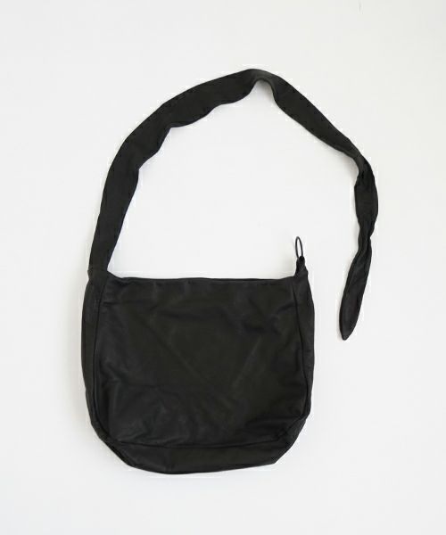  VU PRODUCTヴウプロダクト big sash bag deer leather [BLACK] vu-product-B14 鹿革タスキショルダーバッグ