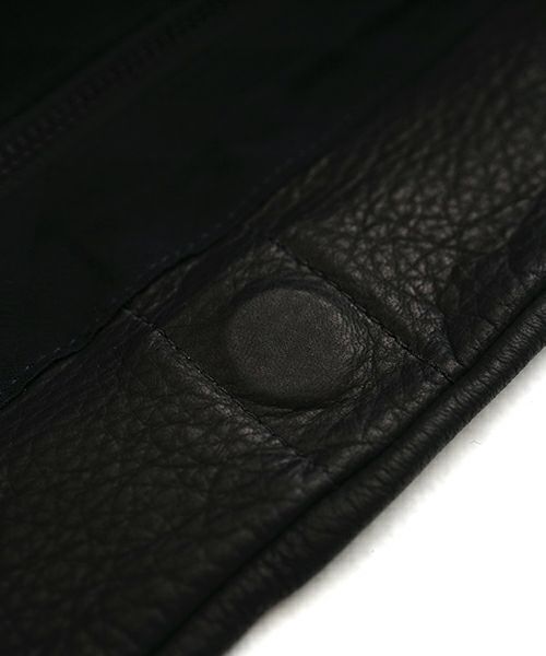  VU PRODUCTヴウプロダクト big sash bag deer leather [BLACK] vu-product-B14 鹿革タスキショルダーバッグ