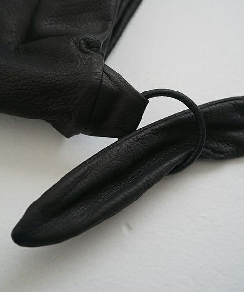  VU PRODUCTヴウプロダクト big sash bag deer leather [BLACK] vu-product-B14 鹿革タスキショルダーバッグ