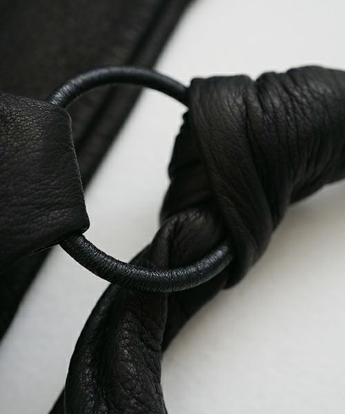  VU PRODUCTヴウプロダクト big sash bag deer leather [BLACK] vu-product-B14 鹿革タスキショルダーバッグ