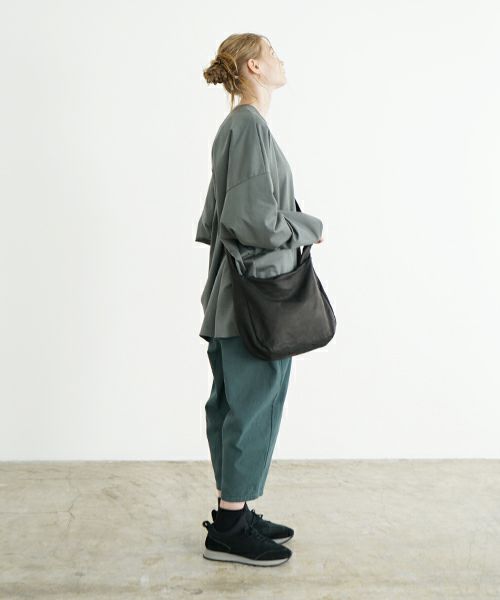 VU PRODUCTヴウプロダクト sash bag deer leather[BLACK] vu-product-B15 鹿革タスキショルダーバッグ