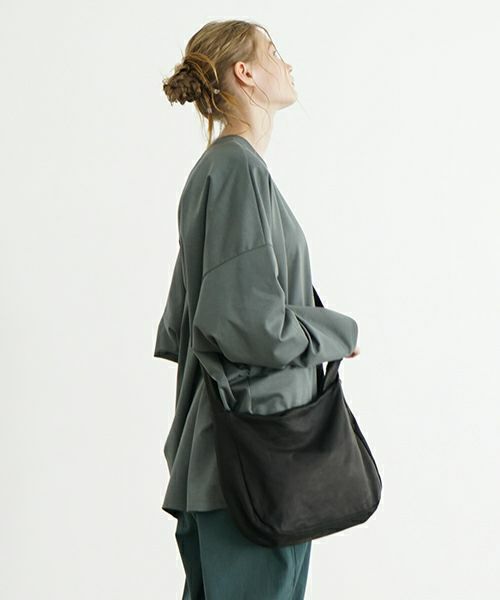 VU PRODUCTヴウプロダクト sash bag deer leather[BLACK] vu-product-B15 鹿革タスキショルダーバッグ