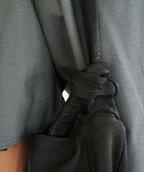 VU PRODUCTヴウプロダクト sash bag deer leather[BLACK] vu-product-B15 鹿革タスキショルダーバッグ