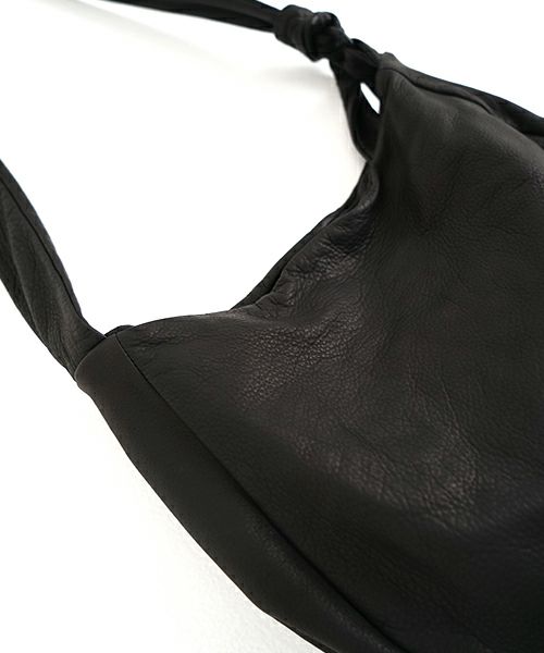 VU PRODUCTヴウプロダクト sash bag deer leather[BLACK] vu-product-B15 鹿革タスキショルダーバッグ