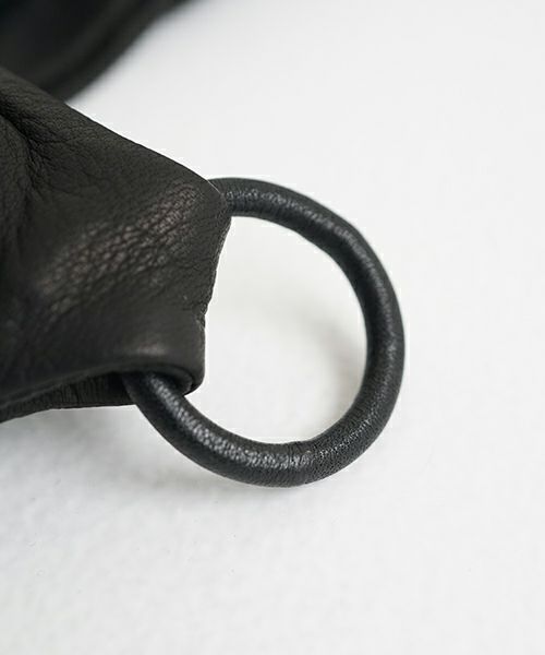 VU PRODUCTヴウプロダクト sash bag deer leather[BLACK] vu-product-B15 鹿革タスキショルダーバッグ