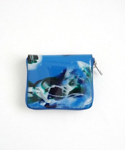 macromauro マクロマウロ.paint wallet O [BLUE]  palm maison only