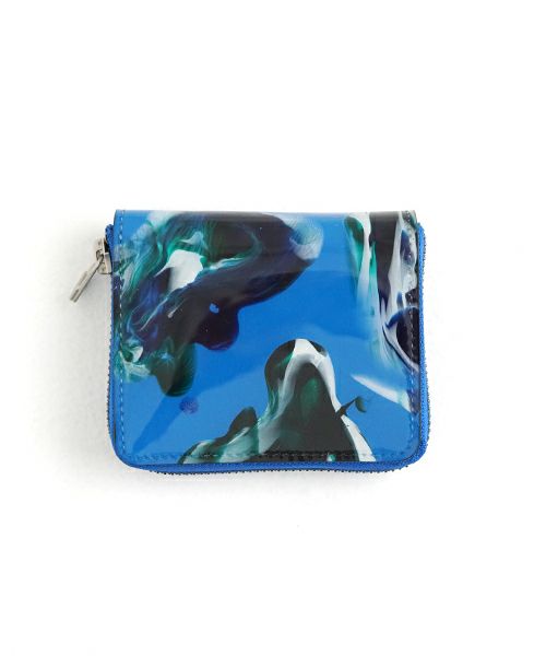 macromauro マクロマウロ.paint wallet O [BLUE]  palm maison only