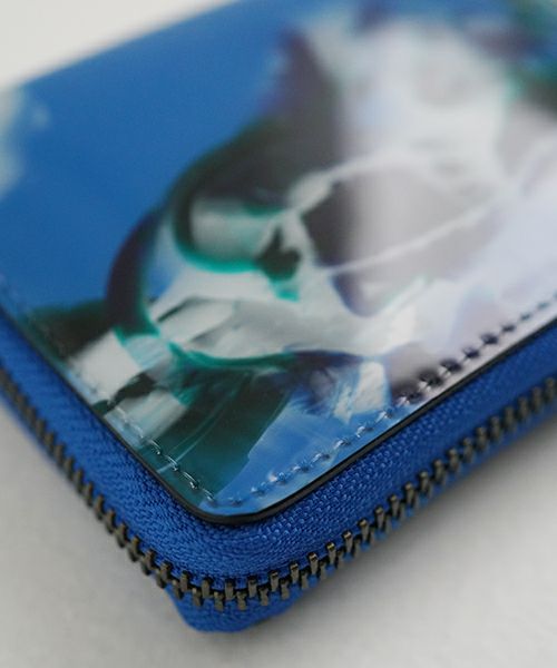 macromauro マクロマウロ.paint wallet O [BLUE]  palm maison only