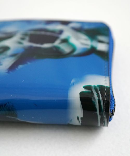 macromauro マクロマウロ.paint wallet O [BLUE]  palm maison only