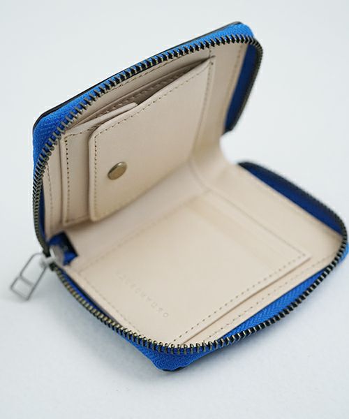 macromauro マクロマウロ paint wallet O [BLUE] palm maison only 