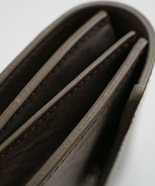 YOKO SAKAMOTO ヨーコサカモト<br>REGULAR WALLET  / レギュラーウォレット[BROWN] YS-LW-REGLLAR