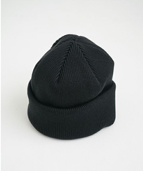 YOKO SAKAMOTO ヨーコサカモト KNIT BIG WATCH CAP [BLACK] YS - KNIT 