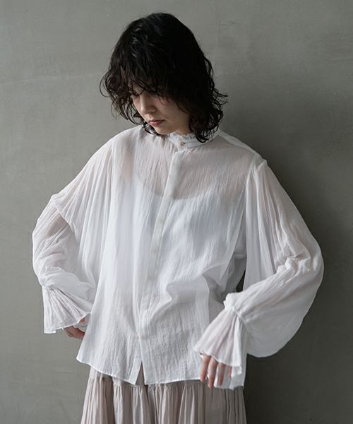 suzuki takayuki スズキタカユキ bishop-sleeve blouse [S-241-07 