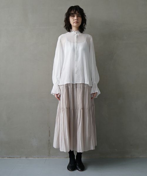 suzuki takayuki スズキタカユキ bishop-sleeve blouse [S-241-07 