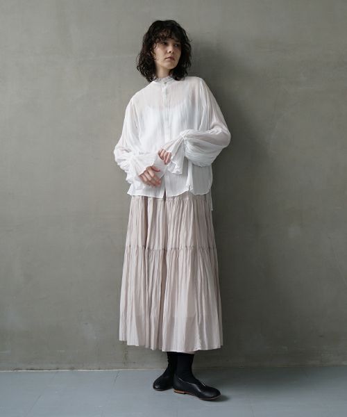 suzuki takayuki スズキタカユキ bishop-sleeve blouse [S-241