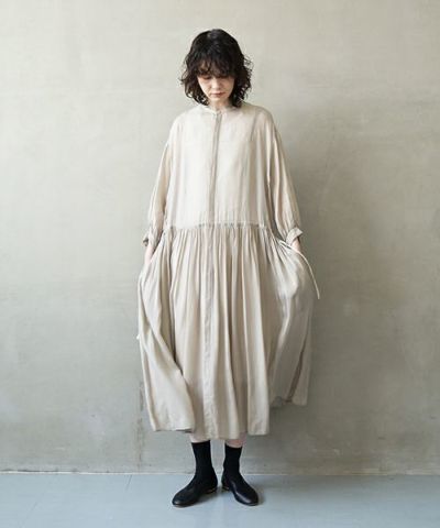 suzuki takayuki スズキタカユキ peasant dress [S211-23/nude]