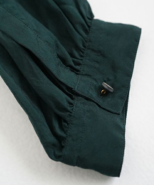suzuki takayuki スズキタカユキ doropped-torso dress [S241-24/deep fir green] ドロップトルソードレス