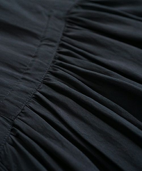 suzuki takayuki スズキタカユキ doropped-torso dress [S241-24/deep fir green] ドロップトルソードレス