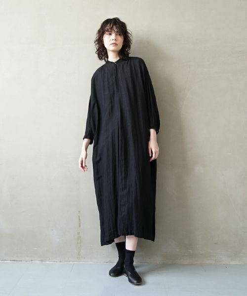 suzuki takayuki スズキタカユキ peasant dress Ⅰ [S241-25/black 