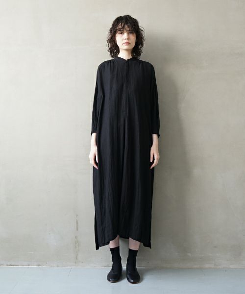suzuki takayuki スズキタカユキ peasant dress Ⅰ [S241-25/black 