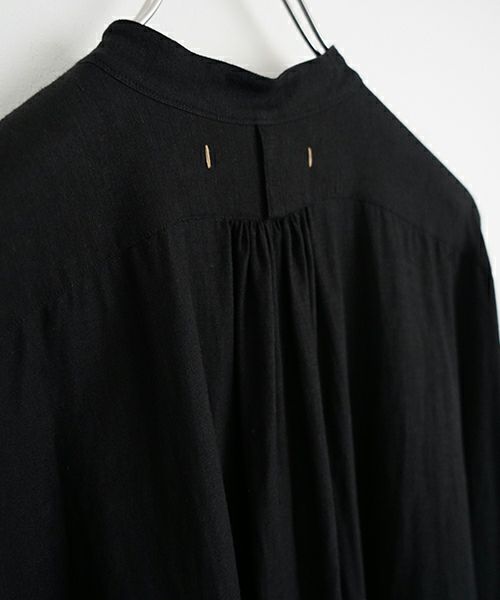 suzuki takayuki スズキタカユキ peasant dress Ⅰ [S241-25/black] ペザント ドレス