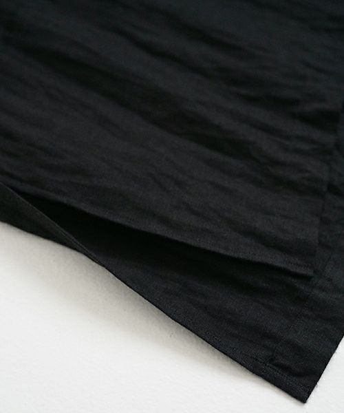 suzuki takayuki スズキタカユキ peasant dress Ⅰ [S241-25/black] ペザント ドレス